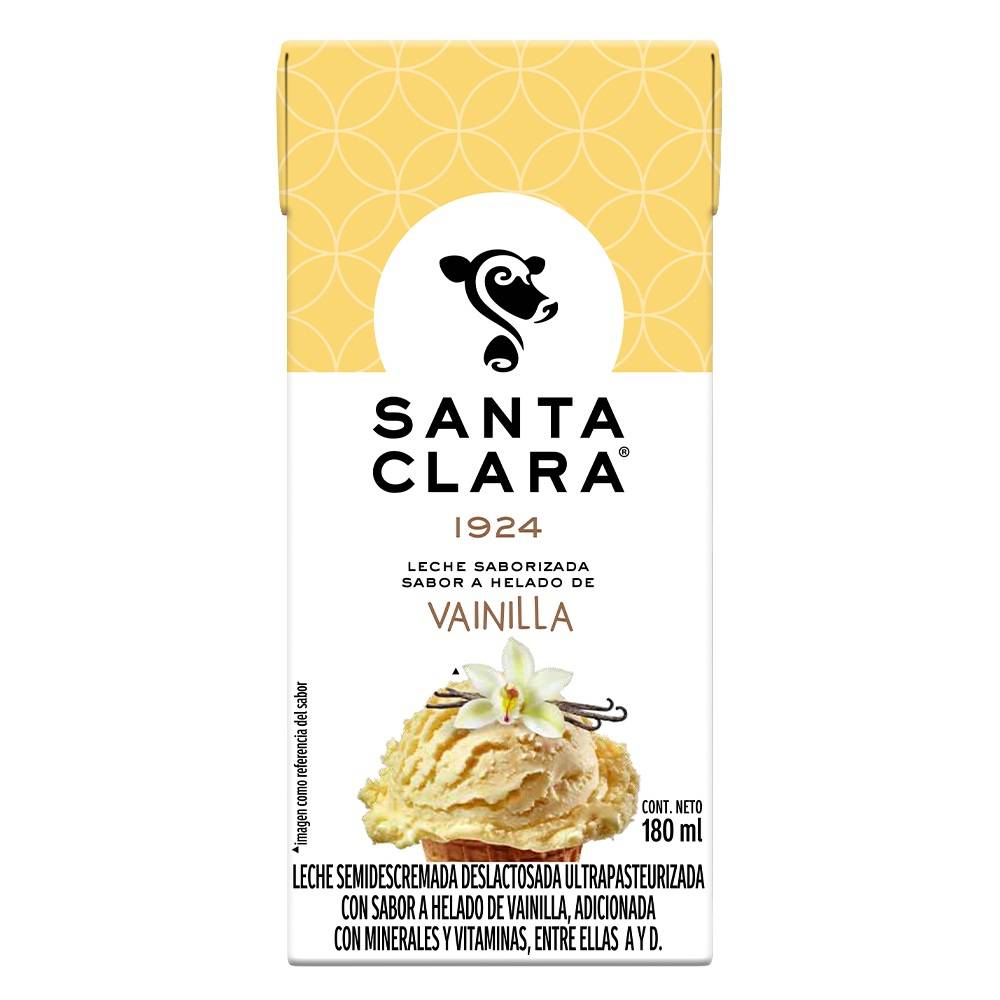 Santa clara leche (180 ml) (helado de vainilla)