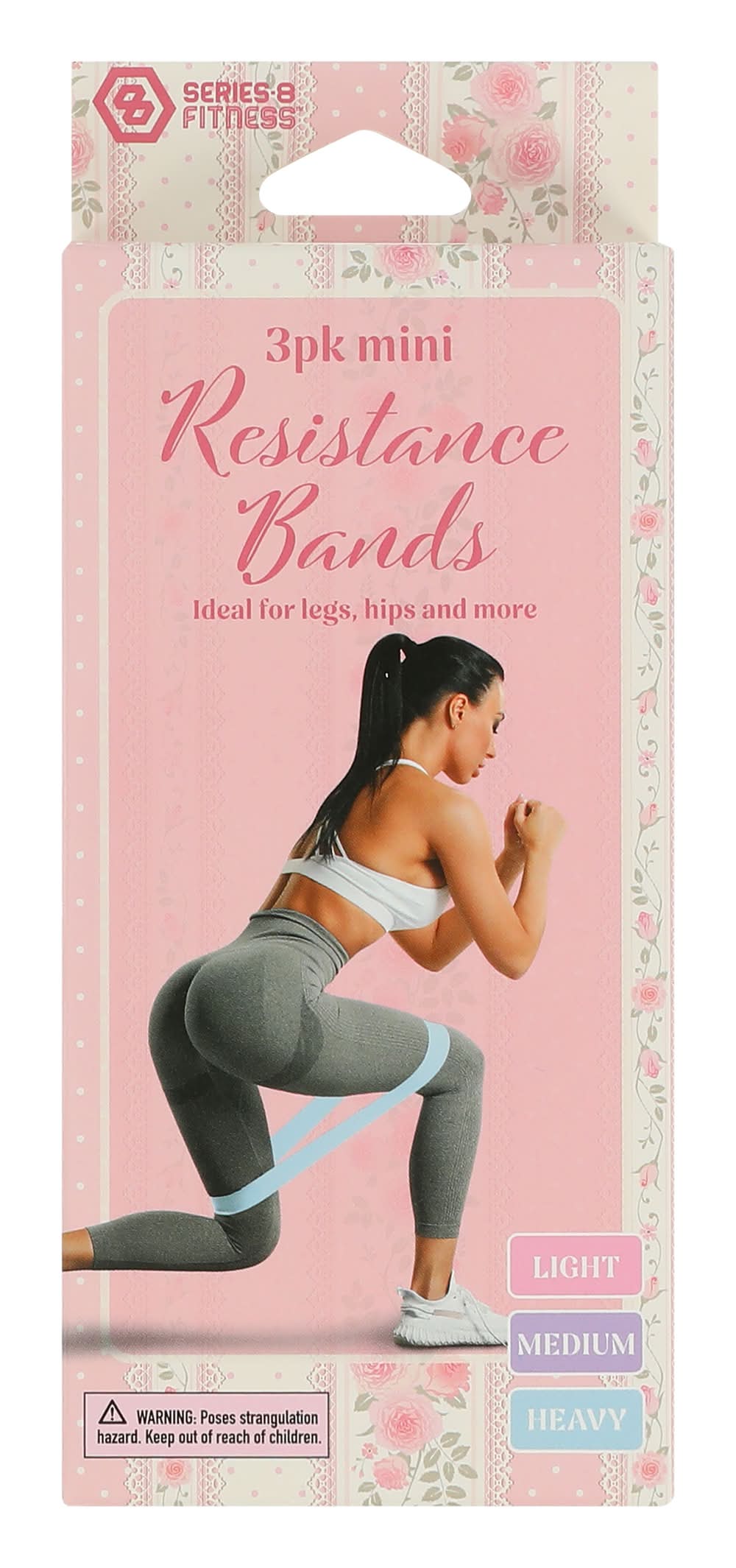 Series-8 Fitness™ Mini Resistance Bands 3-Pack