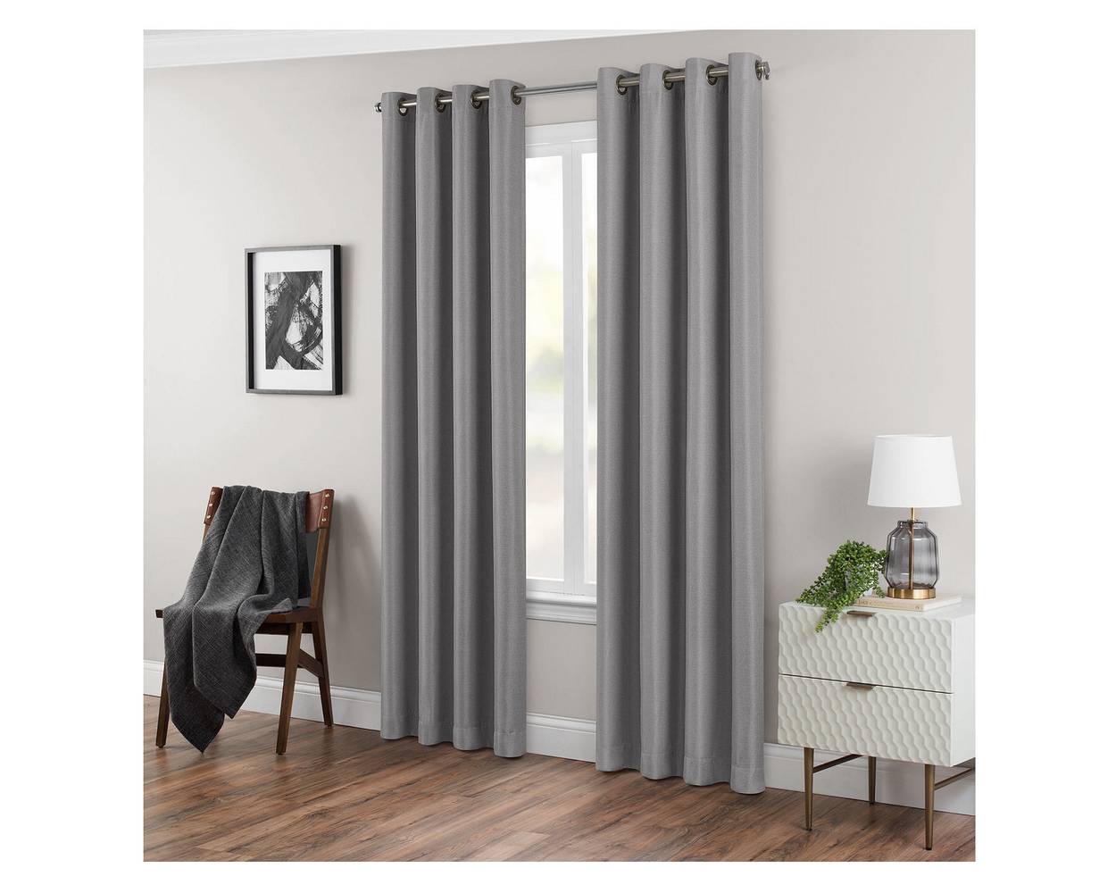Cotidiana cortina blackout sussex gris (130 x 230 cm)