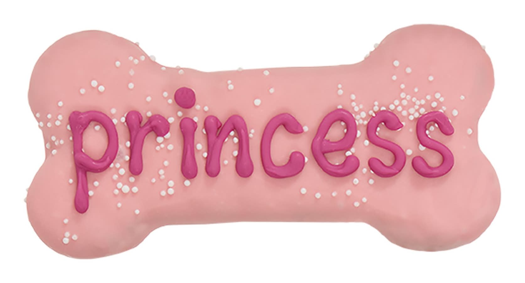 Wiggles & Wags \"Princess\" Decorated Cookie Dog Treat 2.26 oz (Size: 2.25 Oz)
