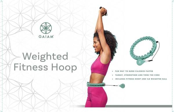 Gaiam Weighted Fitness Hoop