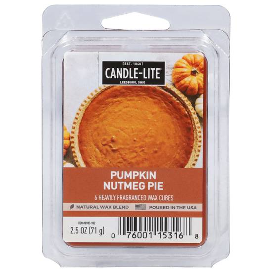 Candle-Lite Pumpkin Nutmeg Pie Fragranced Wax Cubes