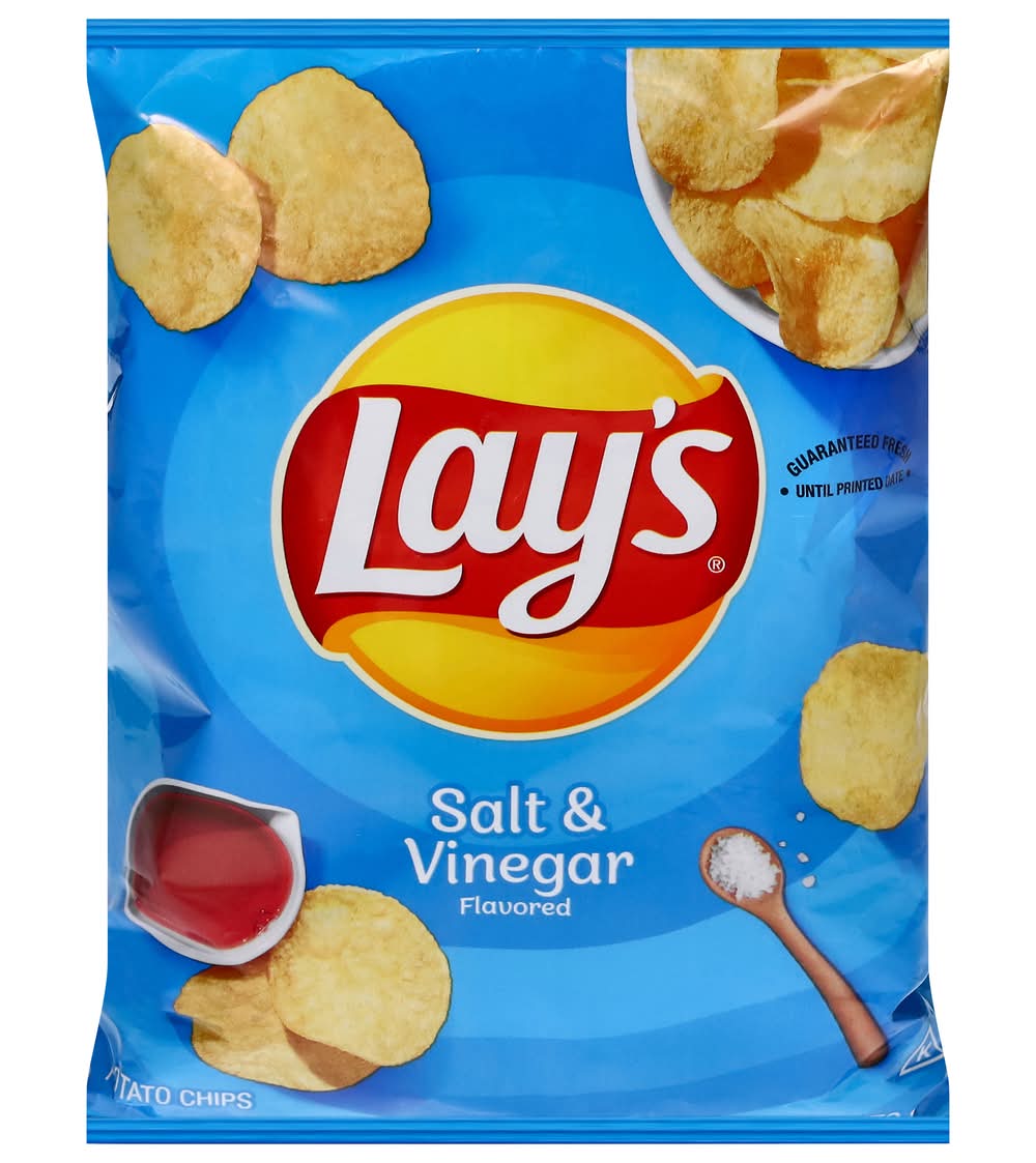 Lay's Flavored Potato Chips, Salt & Vinegar (2.5 oz)