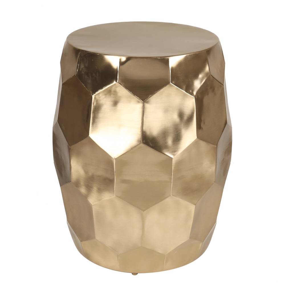 Origin 21 15.5-in W x 19.75-in H Gold Metal Round Modern End Table Fully Assembled | DC21-35904