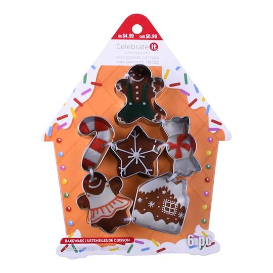 Gingerbread Christmas Icon Mini Cookie Cutter Set By Celebrate It