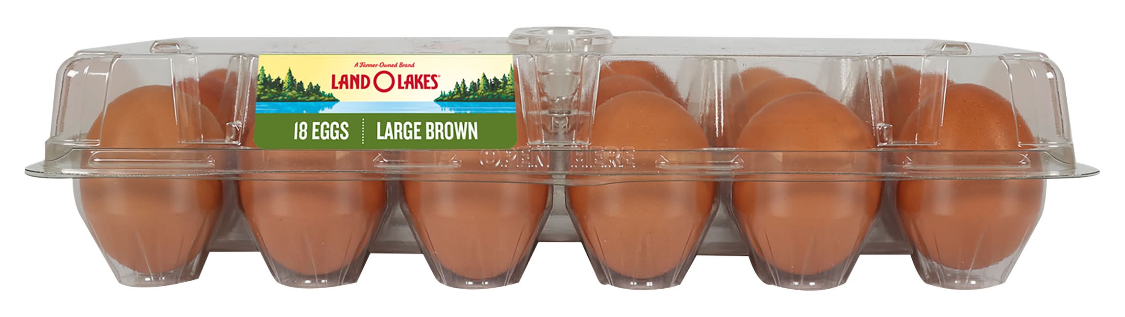 Land O'Lakes Brown Eggs, L (18 ct)