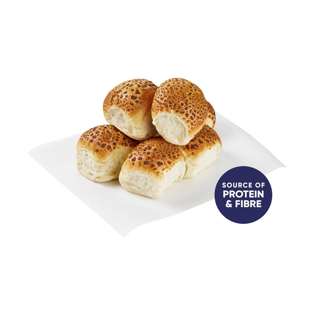 Coles Bakery Tiger Rolls (6 pack)