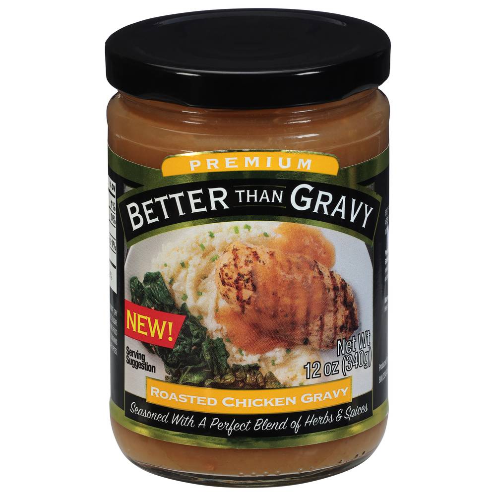 Better Than Gravy Premium Roasted Gravy, Chicken (12 oz)