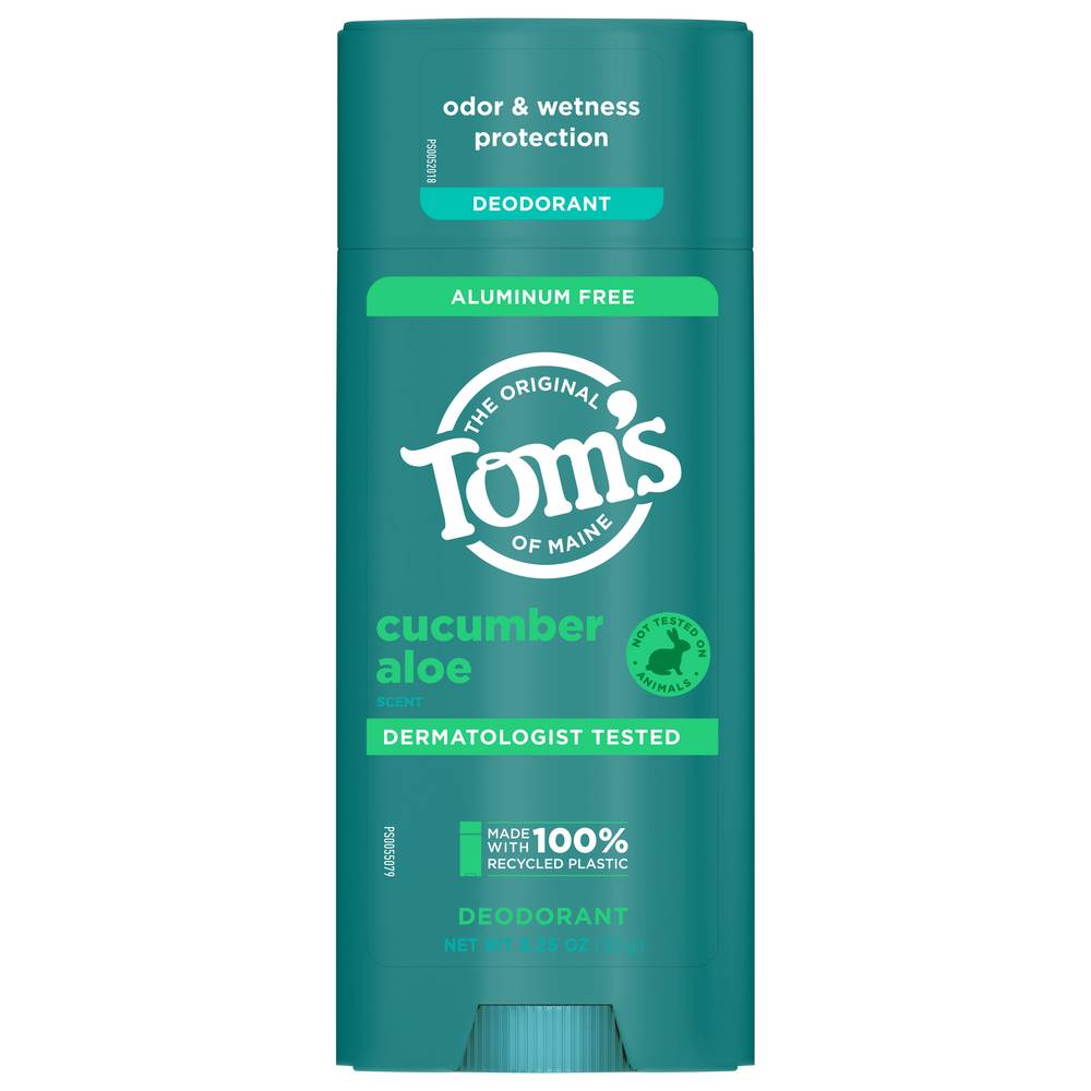 Tom's Of Maine Cucumber Aloe Natural Deodorant For Women and Men