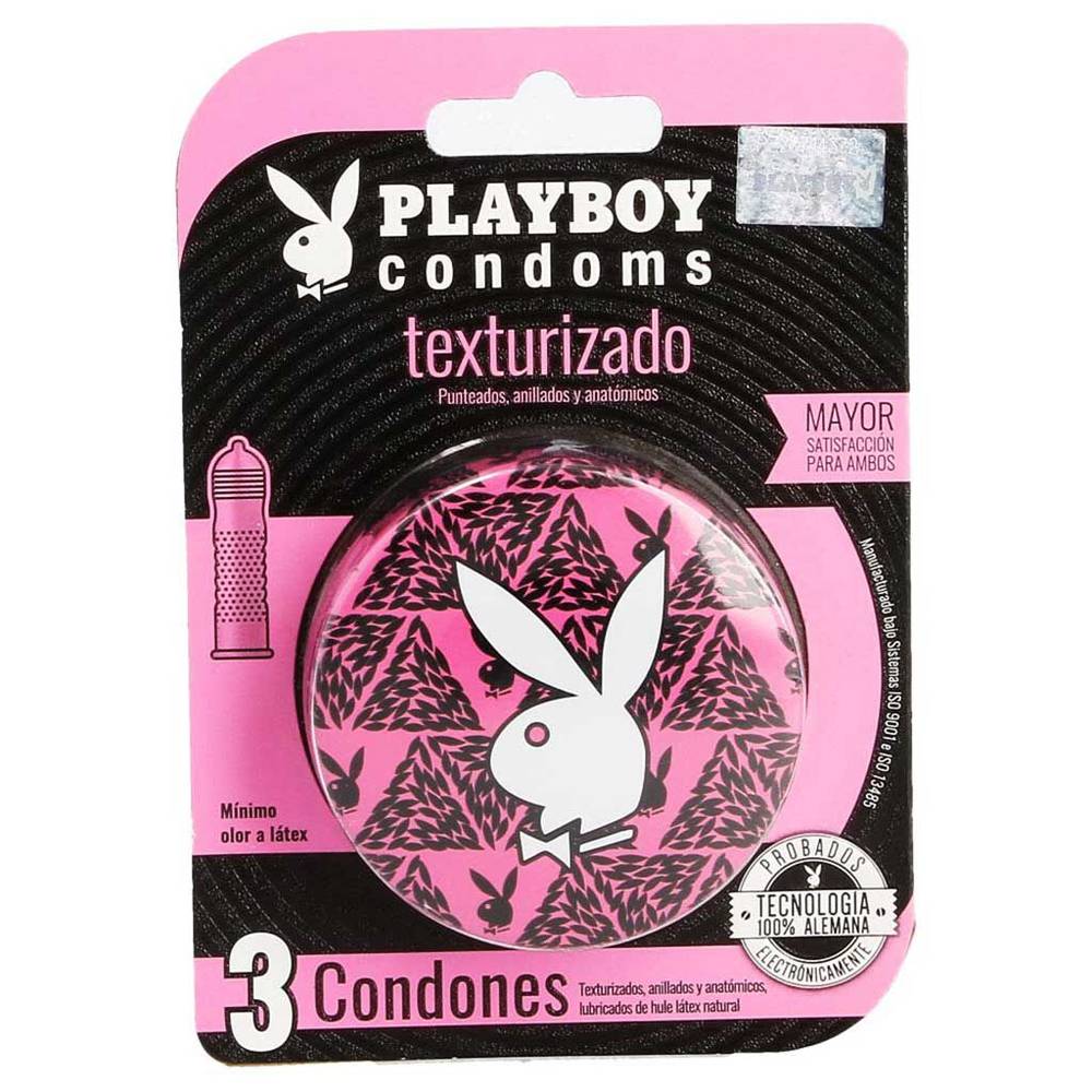 Playboy · Condones texturizados