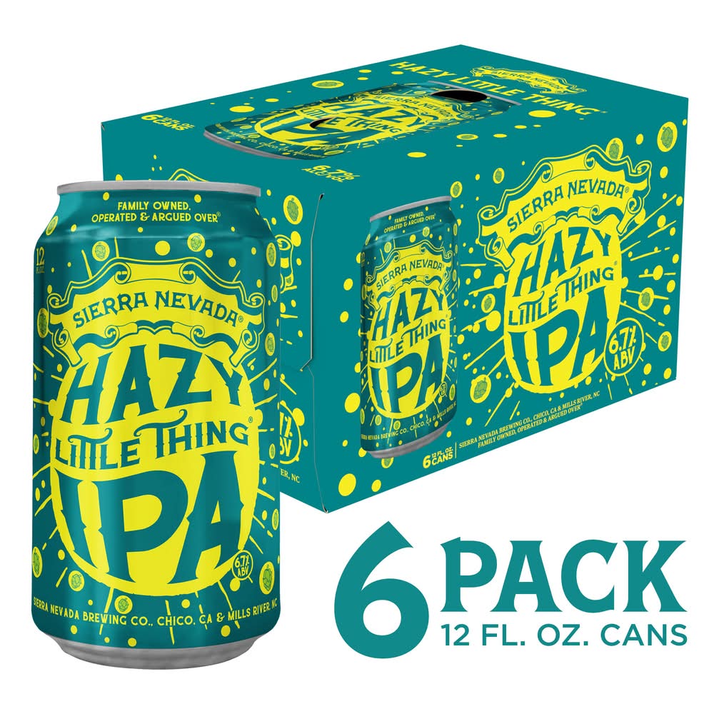 Sierra Nevada Hazy Little Thing Ipa Craft Beer (6 x 12 fl oz)