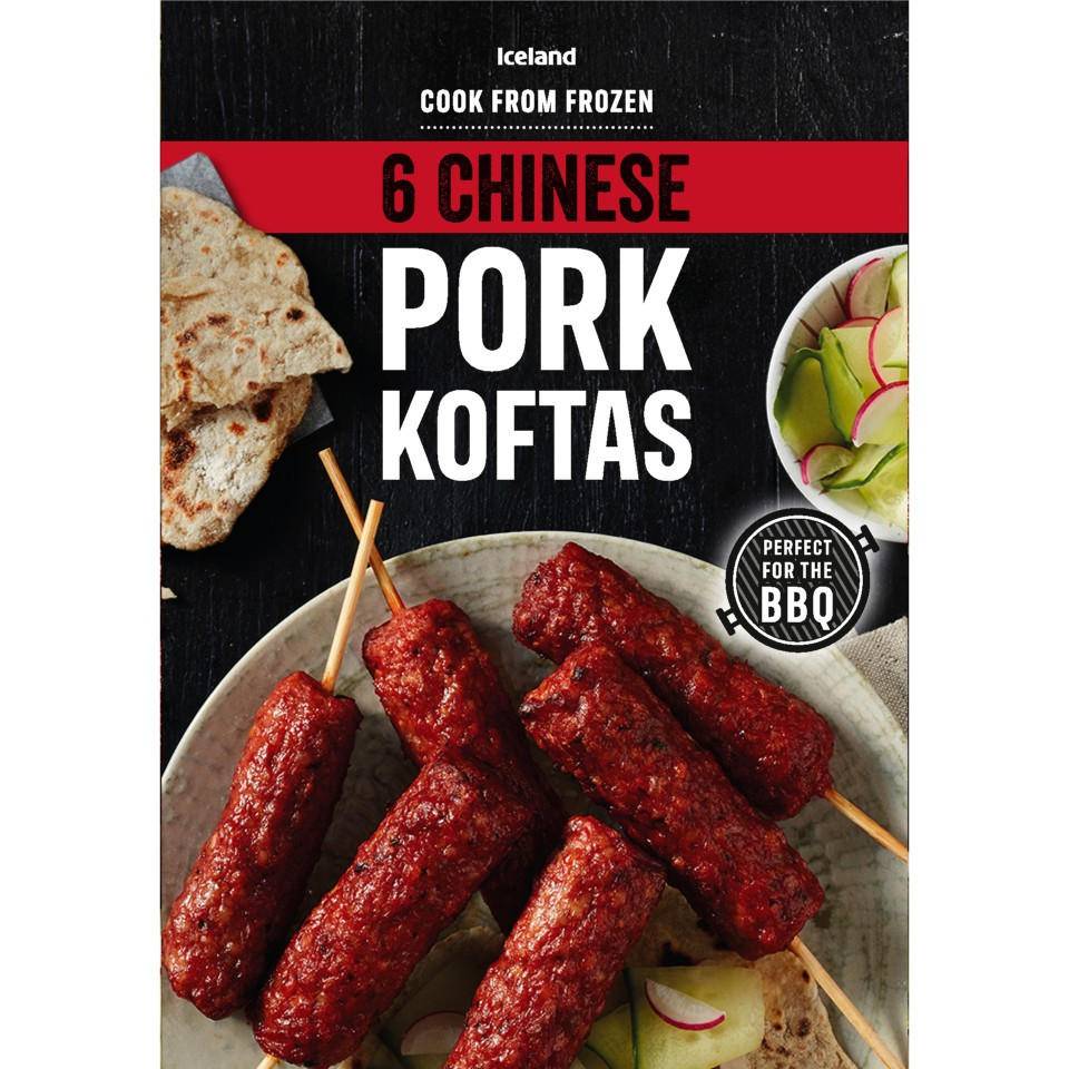 Iceland 6 Pack Chinese Pork Koftas