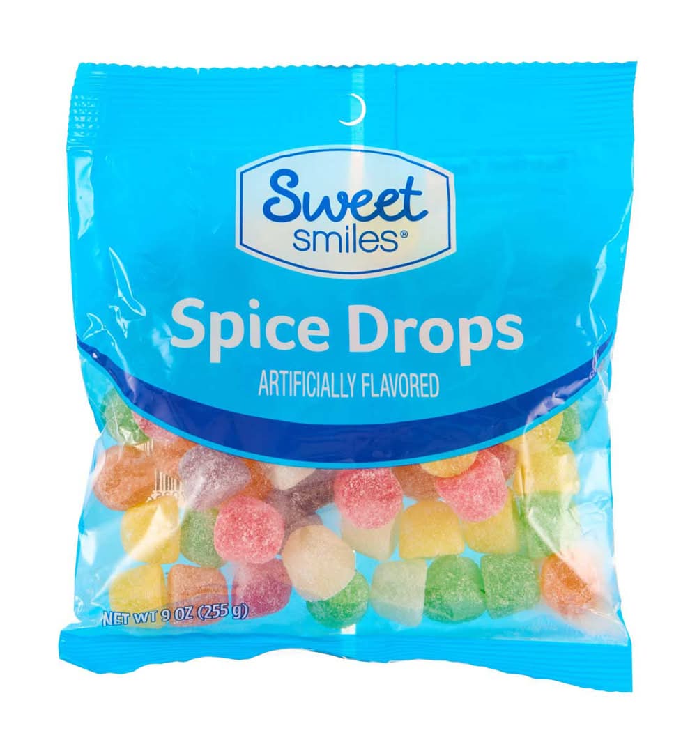 Sweet Smiles Spice Drops Candy 9 Oz