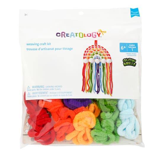 Rainbow Wood Weaving Craft Kit By Creatology