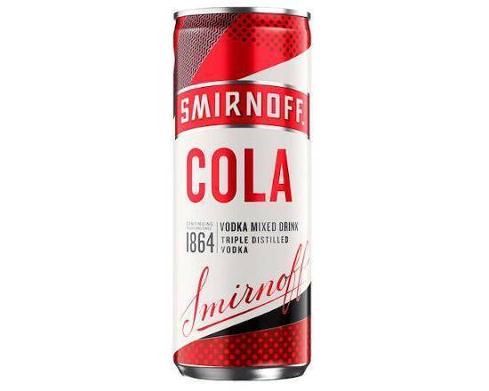 Smirnoff Cola 250ml Pm 1.69