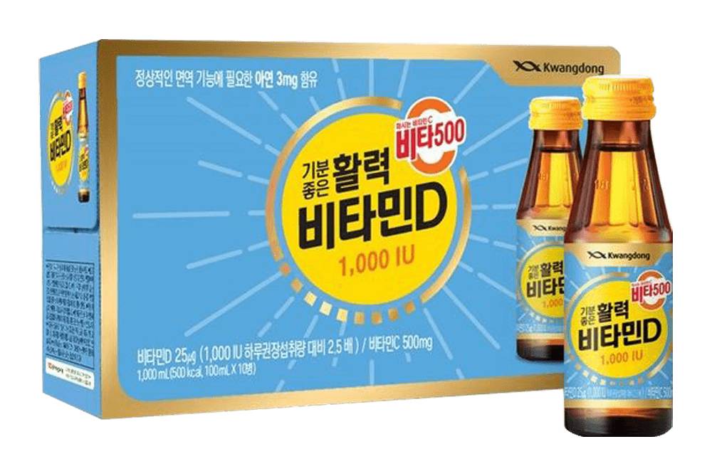Kwang Dong Vita 500 Vitamin D Drink (3.4 fl oz)