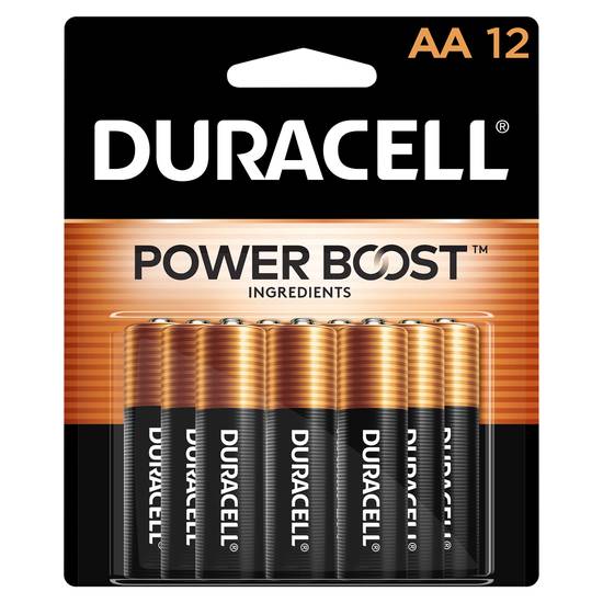 Duracell Coppertop Aa Alkaline Batteries (12 ct)