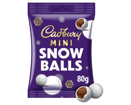 Cadbury Dairy Milk Mini Snowballs Milk Chocolate 80g