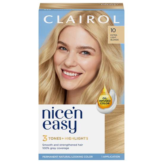 Nice 'N Easy Extra Light Blonde 10 Permanent Hair Color