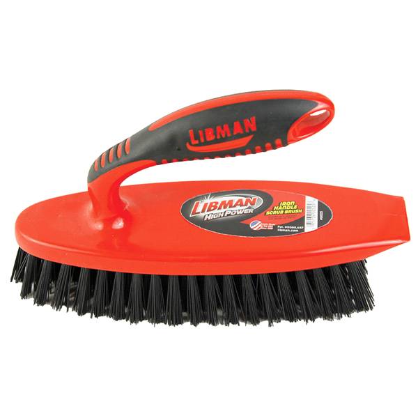 Libman High Power Iron Handle Scrub Brush