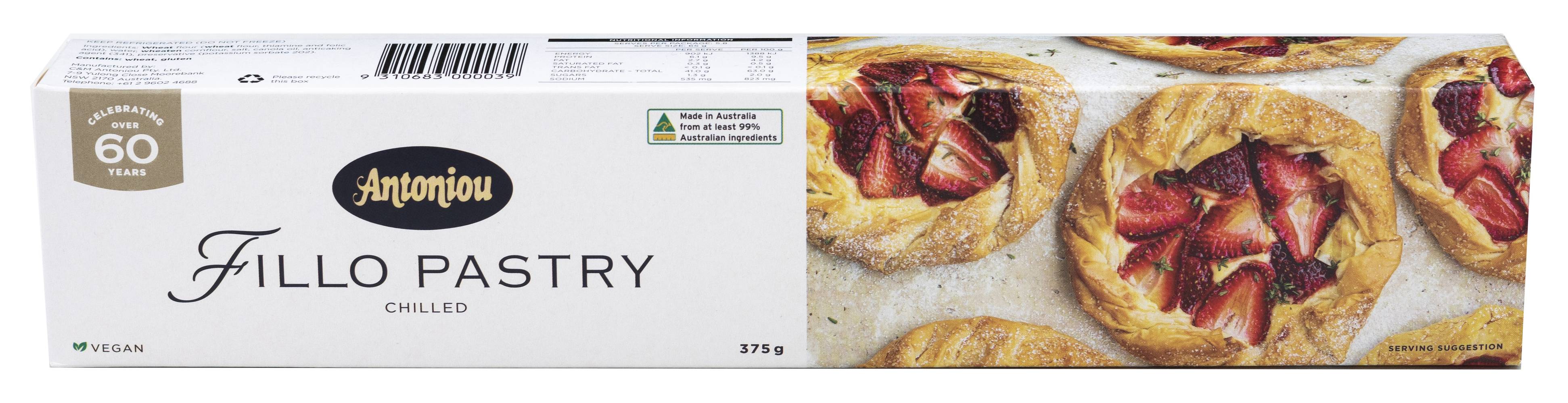 Antoniou Fillo Pastry (375g)