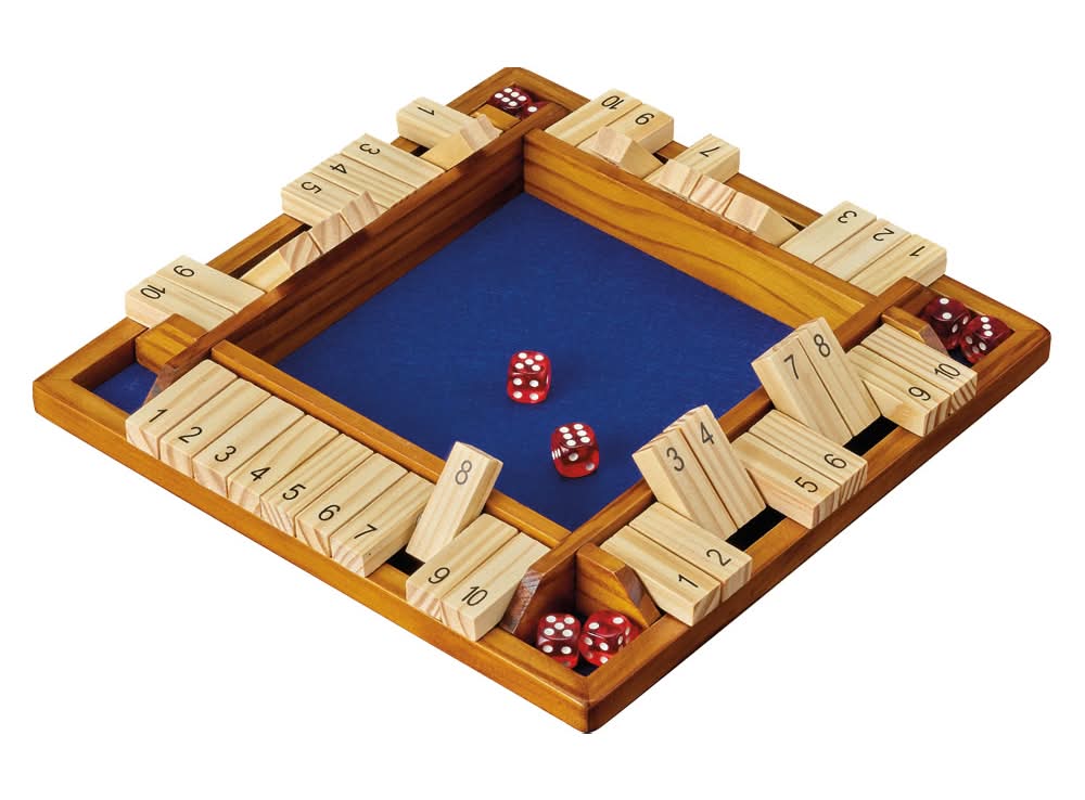 Crane Shut the Box Tabletop Wood Game