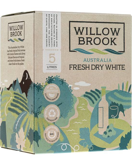 Willow Brook Fresh Dry White 5L