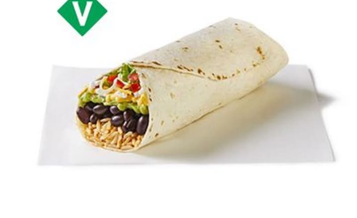 Black Bean 7-Layer Burrito