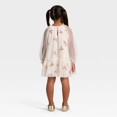 slim fit dress slacks Autumn Floral Tan Long Sleeve Dress main image 0