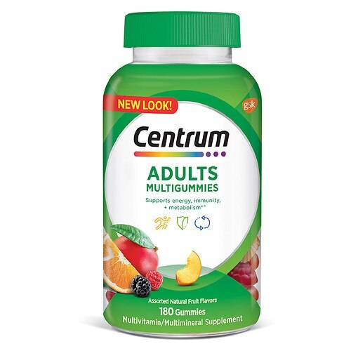 Centrum Multigummies Multivitamin For Adults Assorted Fruit - 180.0 ea