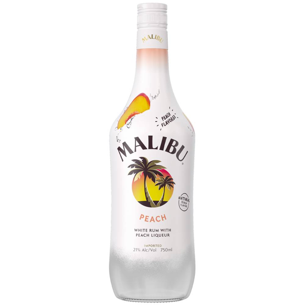 Malibu Peach Rum (750ml bottle)