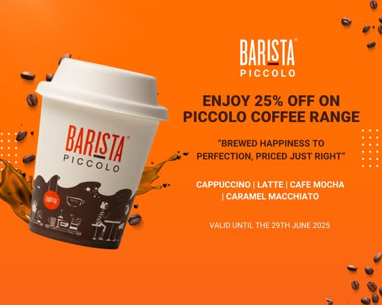 Barista 2XL Delivery | Colombo | Uber Eats