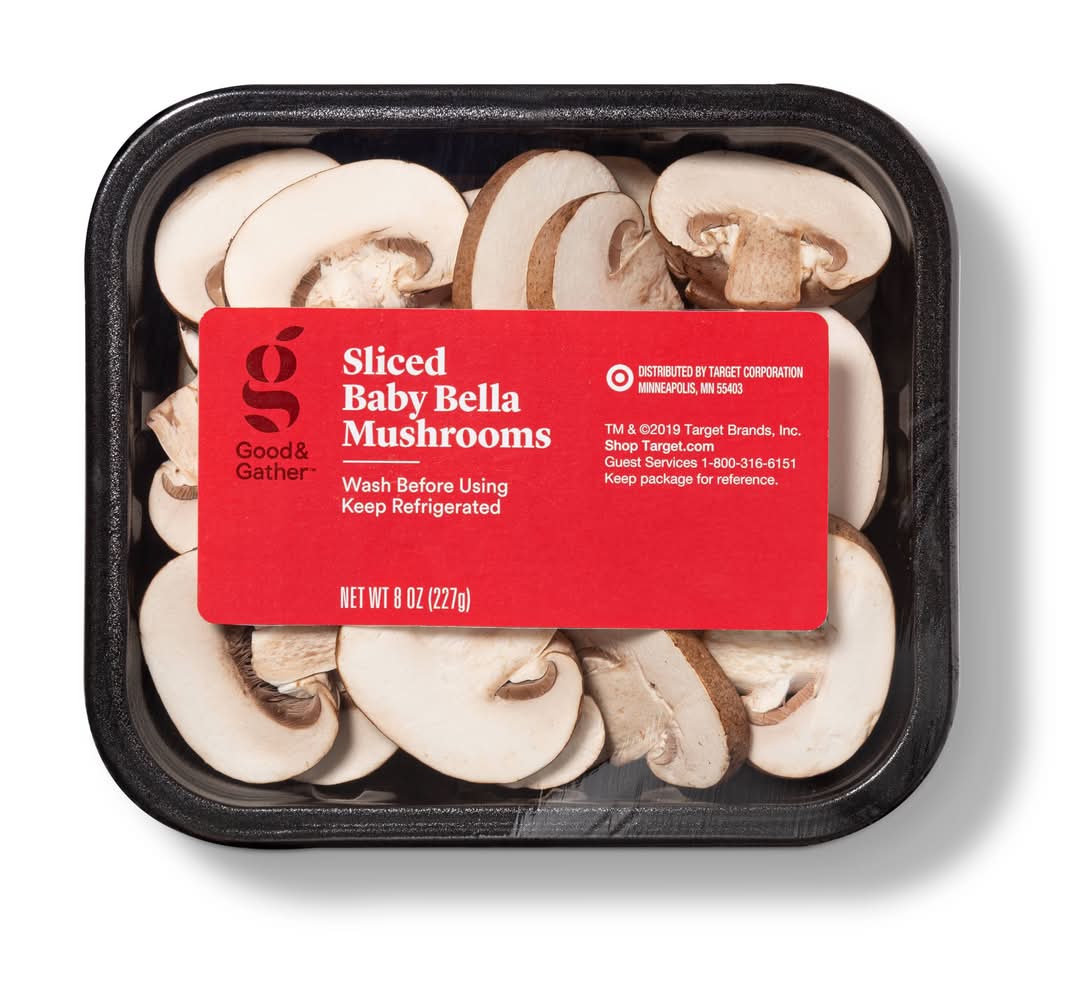 Good & Gather Sliced Baby Bella Mushrooms (8 oz)