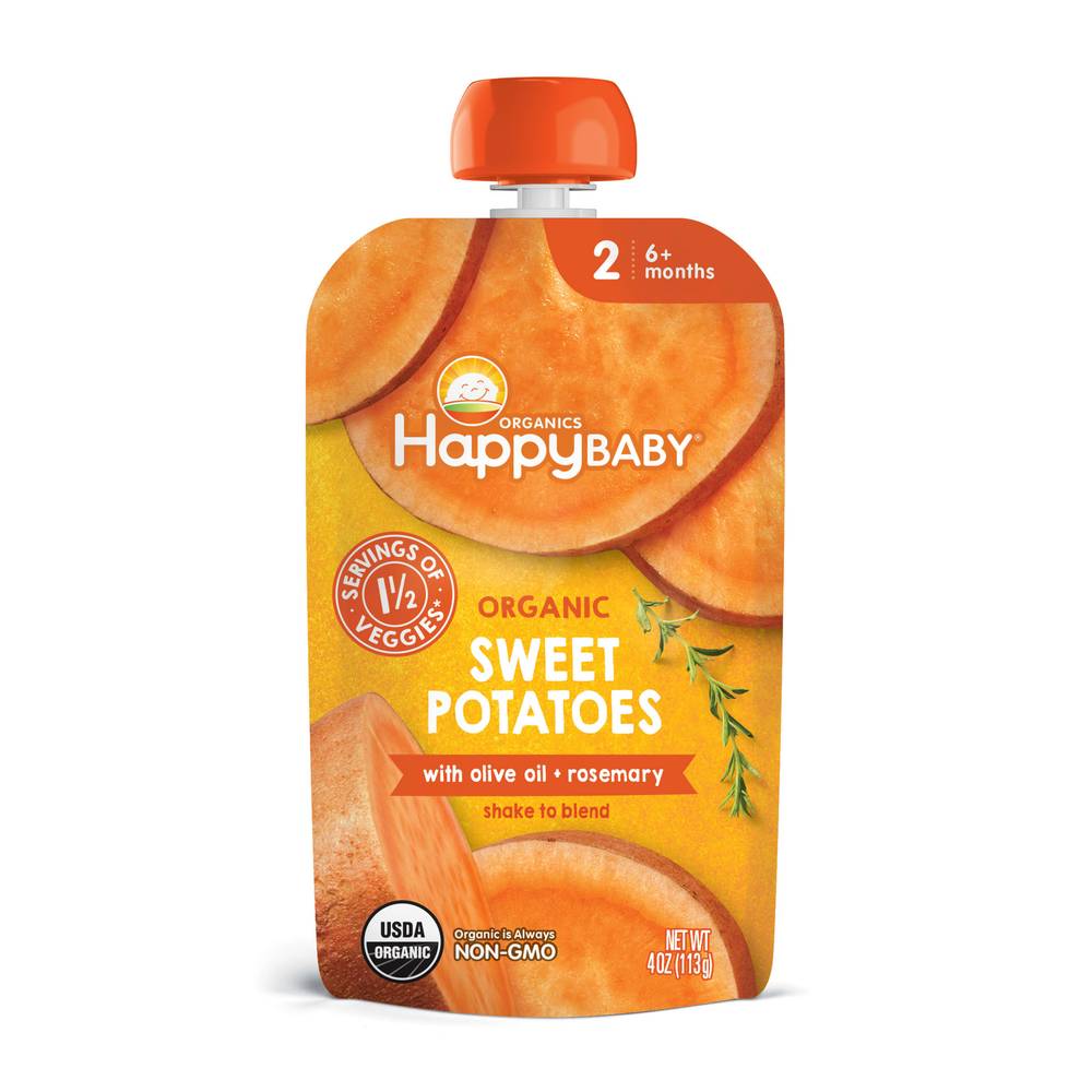 Happybaby Organics 2 (6+ months) Sweet Potatoes Baby Food