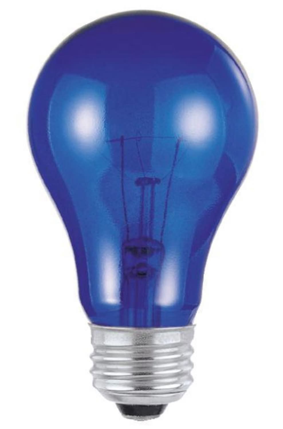 Westinghouse 25 W A19 A-Line Incandescent Bulb E26 (Medium) Blue 1 Pk