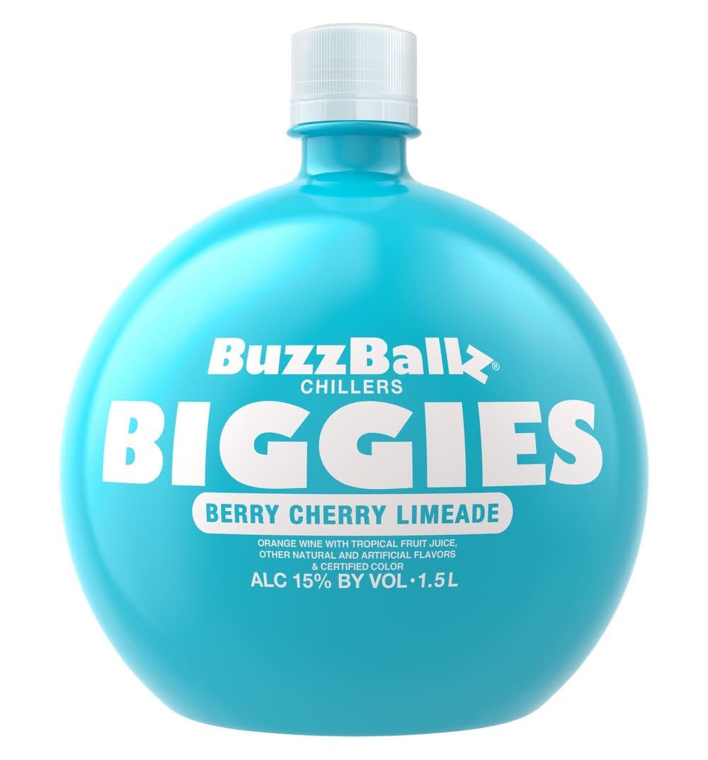 BuzzBallz Biggies Cocktail, Berry Cherry Limeade (1.5 L)