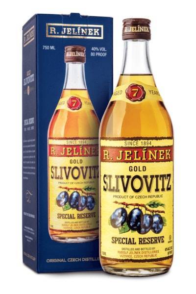 R. Jelinek 7 Year Old Gold Reserve Slivovitz (plum brandy)