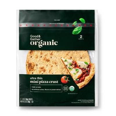 Good & Gather Organic Mini Ultra Thin Pizza Crusts (3.5 oz, 2 ct)