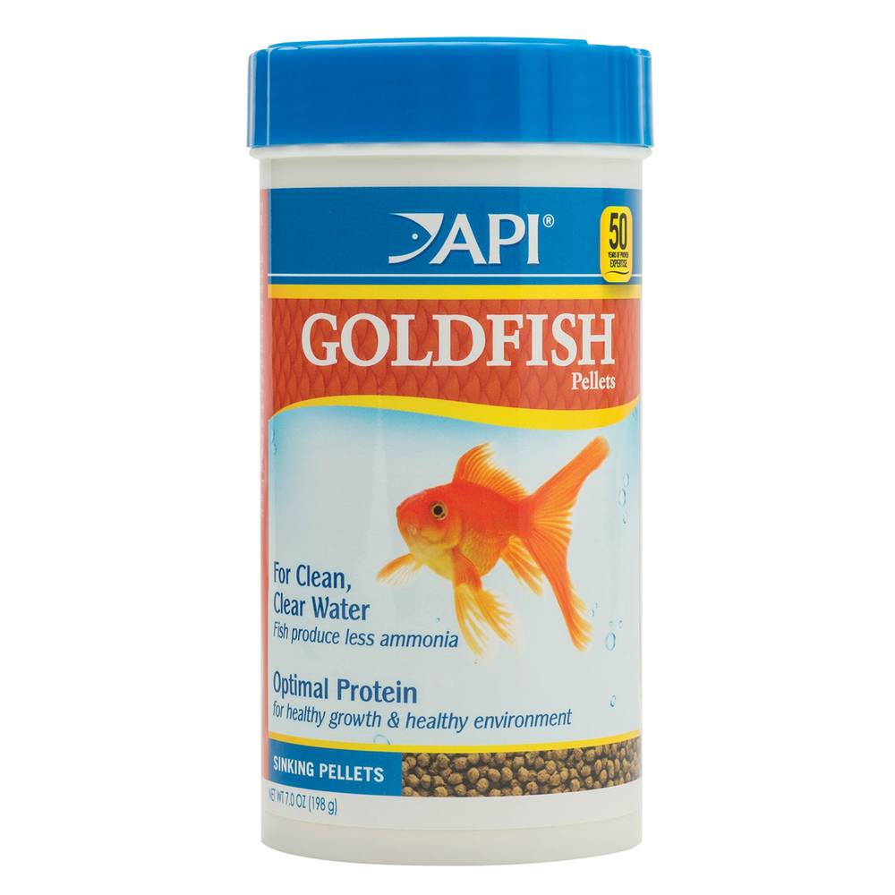 API Goldfish Premium Pellets Fish Food, Carrot (7 oz)