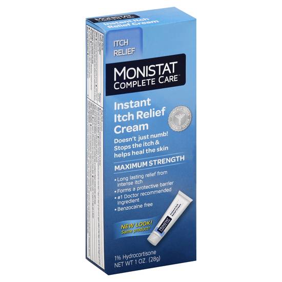 Monistat Complete Care Maximum Strength Instant Itch Relief Cream