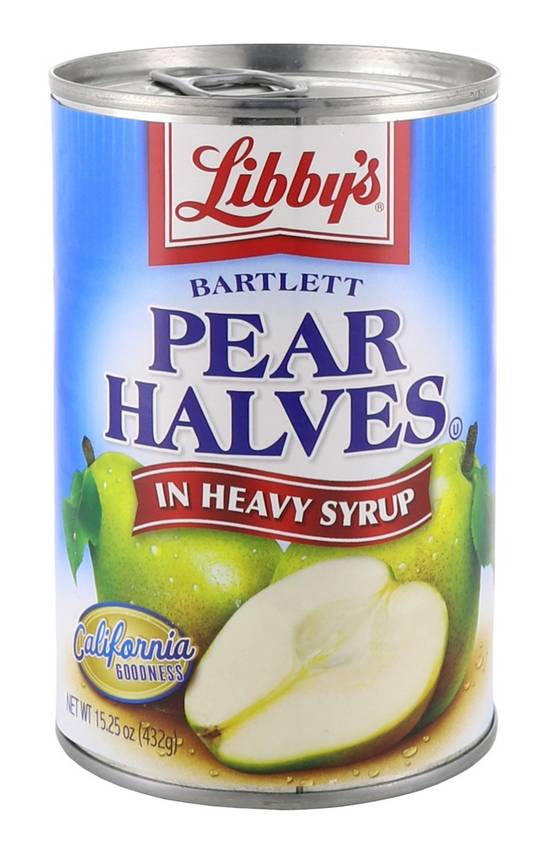 Libby's Barlett Pear Halves in Heavy Syrup
