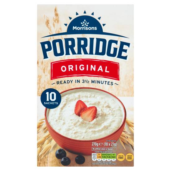 Morrisons Original Porridge Oat Sachets (10 pack)