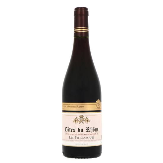 La Cave d'Augustin Florent - Les pierrasques vin rouge côtes du Rhône AOC (750 ml)