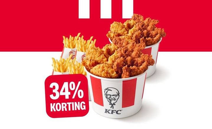 Chicken & Fries voor 4