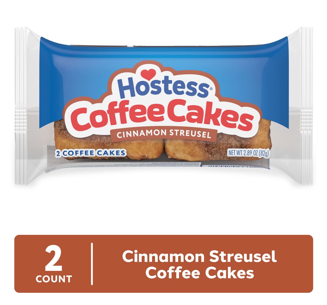 Hostess Coffee Cakes, Cinnamon Streusel (2.89 oz, 2 ct)