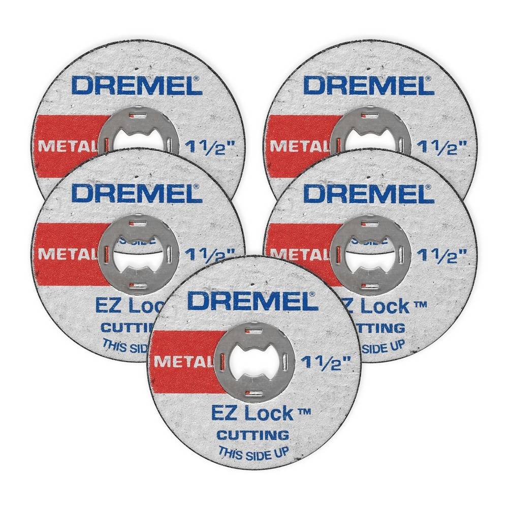Dremel Ez Lock Rotary Tool Metal Cut Off Wheels For Metallurgic, 1 1/2 in (5 ct)