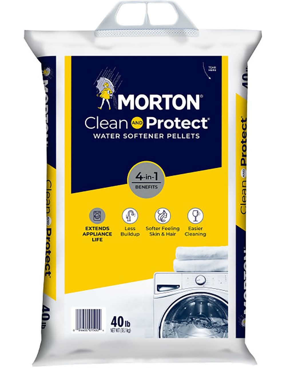 Morton Clean And Protect Water Softener Salt Pellets 40 Lb