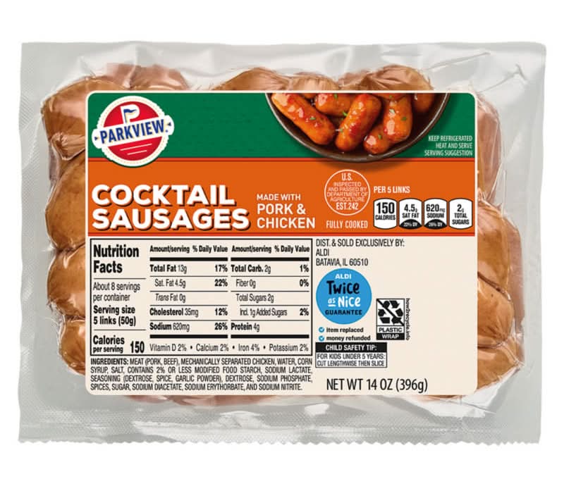 Parkview Pork & Chicken Cocktail Sausages (14 oz)