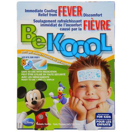 Bekoool Products Be Kool Kids Cooling Gel Sheets (40 g)