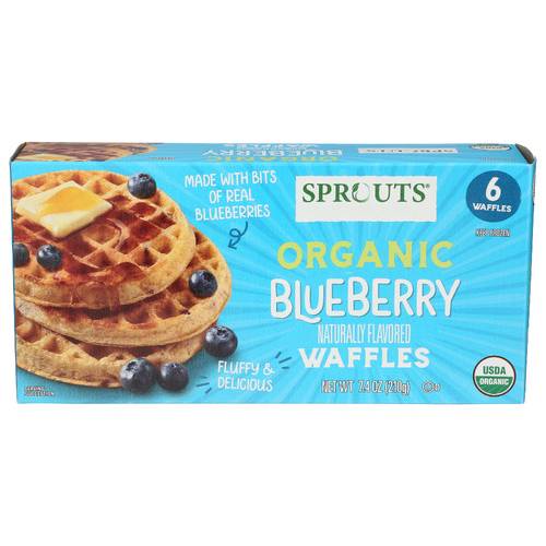Sprouts Organic Blueberry Waffles